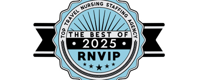 Best Travel Nursing Staffing Agency 2025 Award Logo – RNVIP